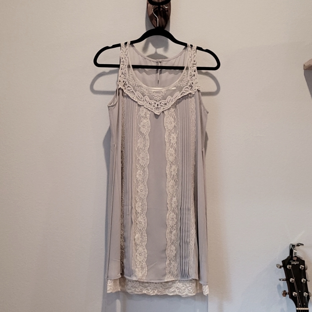 Lacey detailed dress